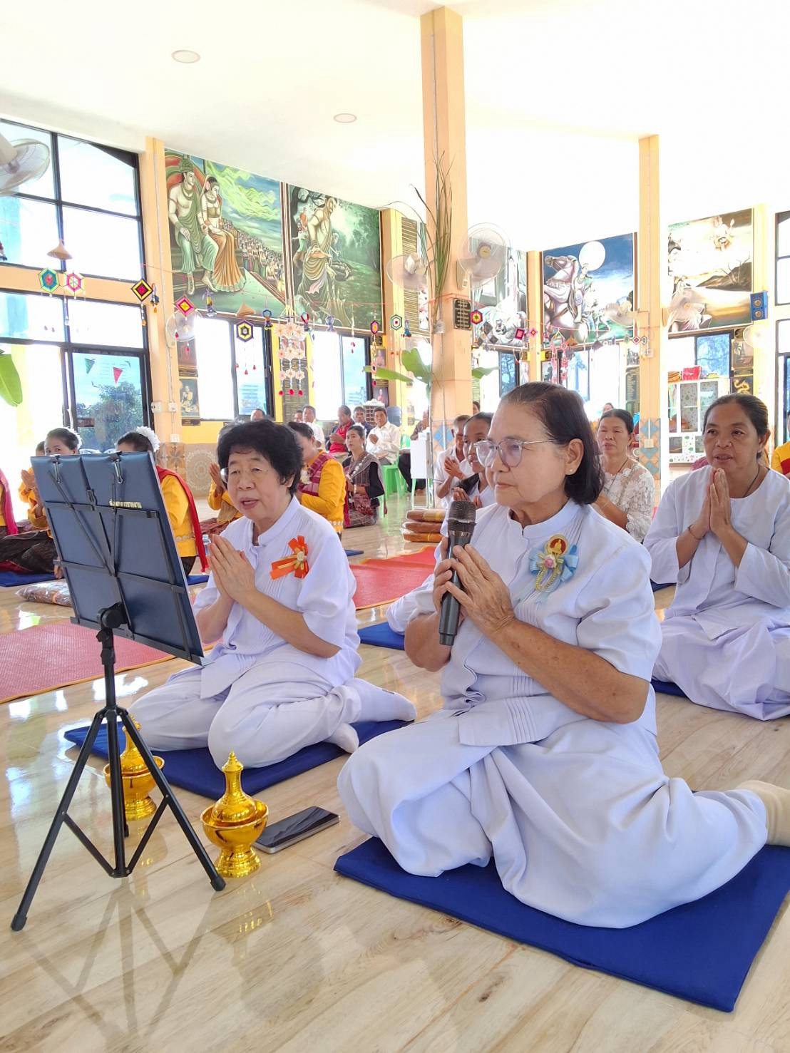 ภาพกล่าวคำถวายกฐินวัดป่าดอนหัวน้ำธรรมศิริ