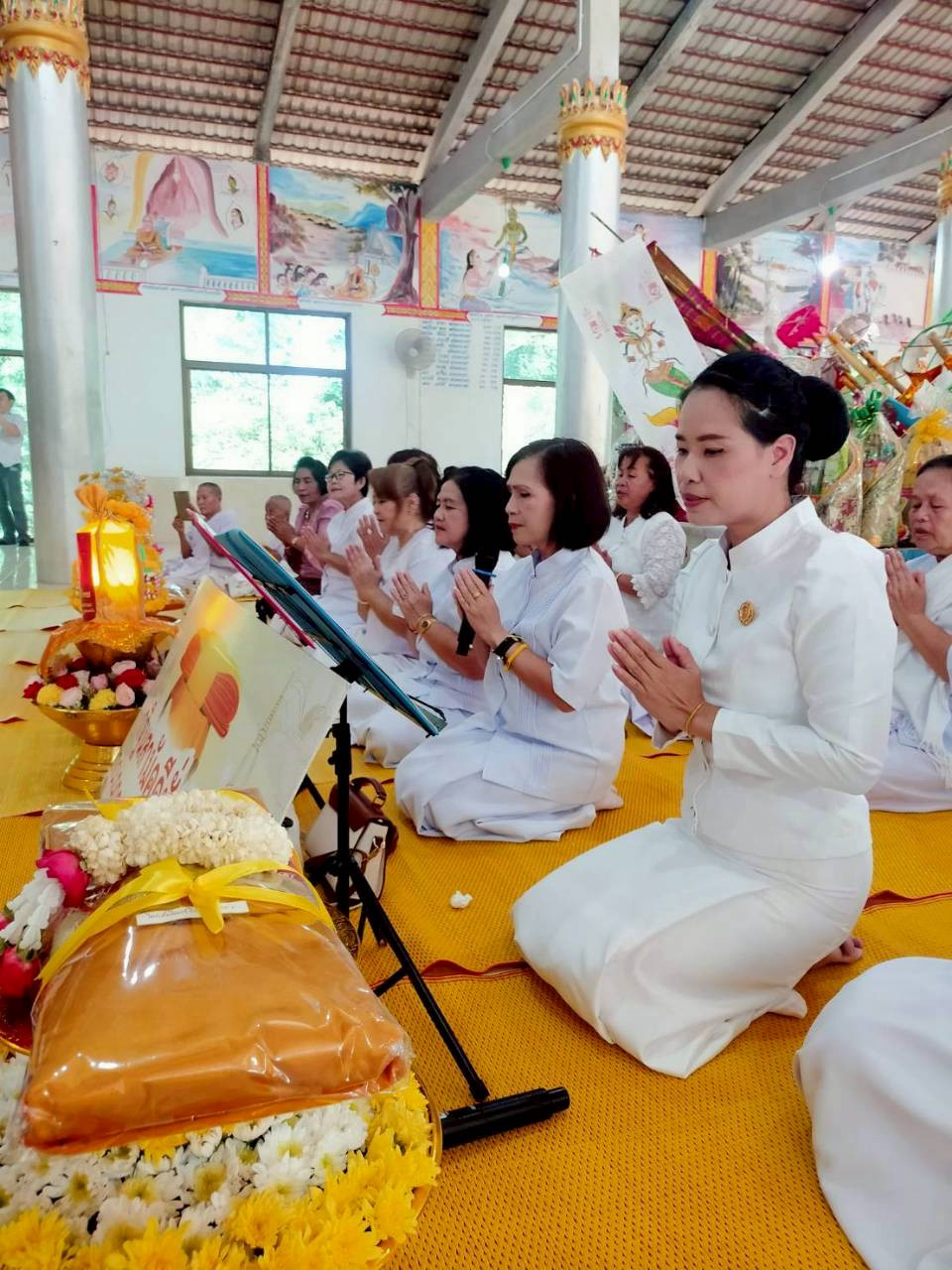 ภาพกล่าวคำถวายกฐินวัดถ้ำมงคลศิลาราม