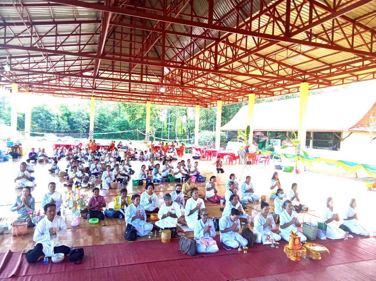 ภาพร่วมพิธีกรรมวัดวังโน