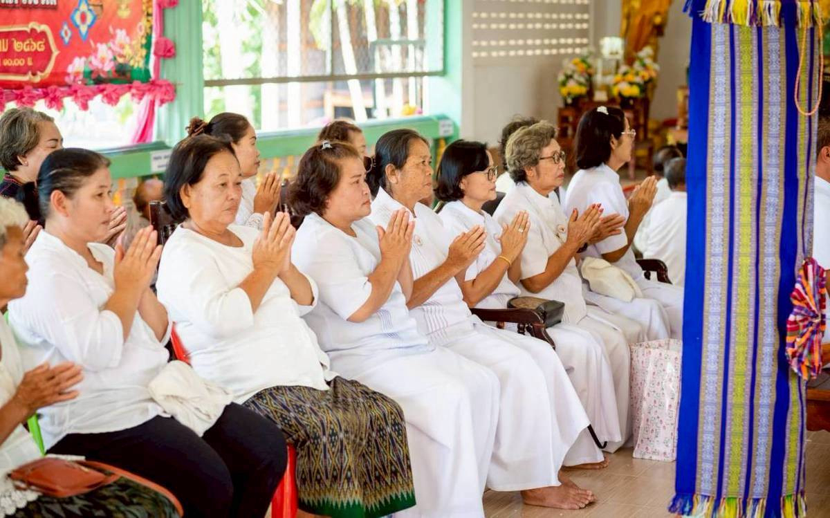 ภาพร่วมพิธีกรรมวัดศรีสะอาด