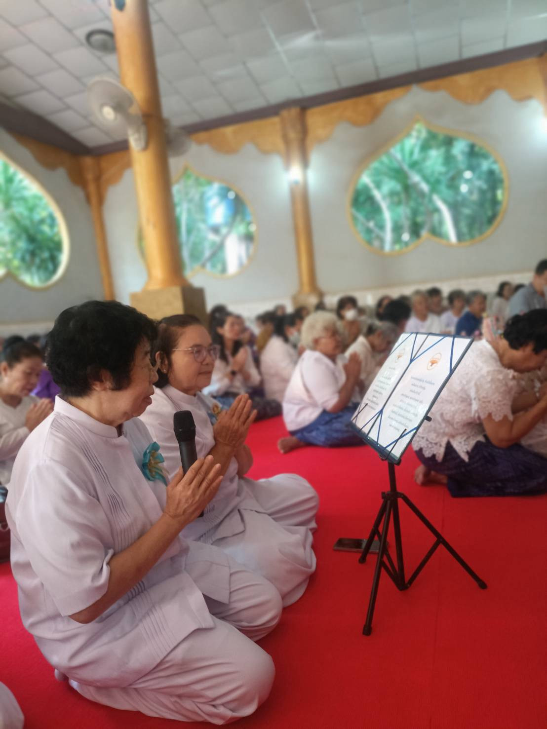 ภาพกล่าวคำถวายกฐินวัดป่านันทวัน