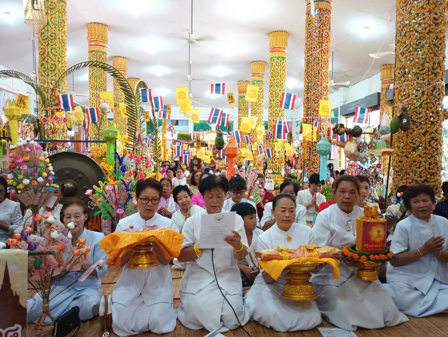 ภาพกล่าวคำถวายกฐินที่พักสงฆ์ดงกะเบาธรรมโฆษิต