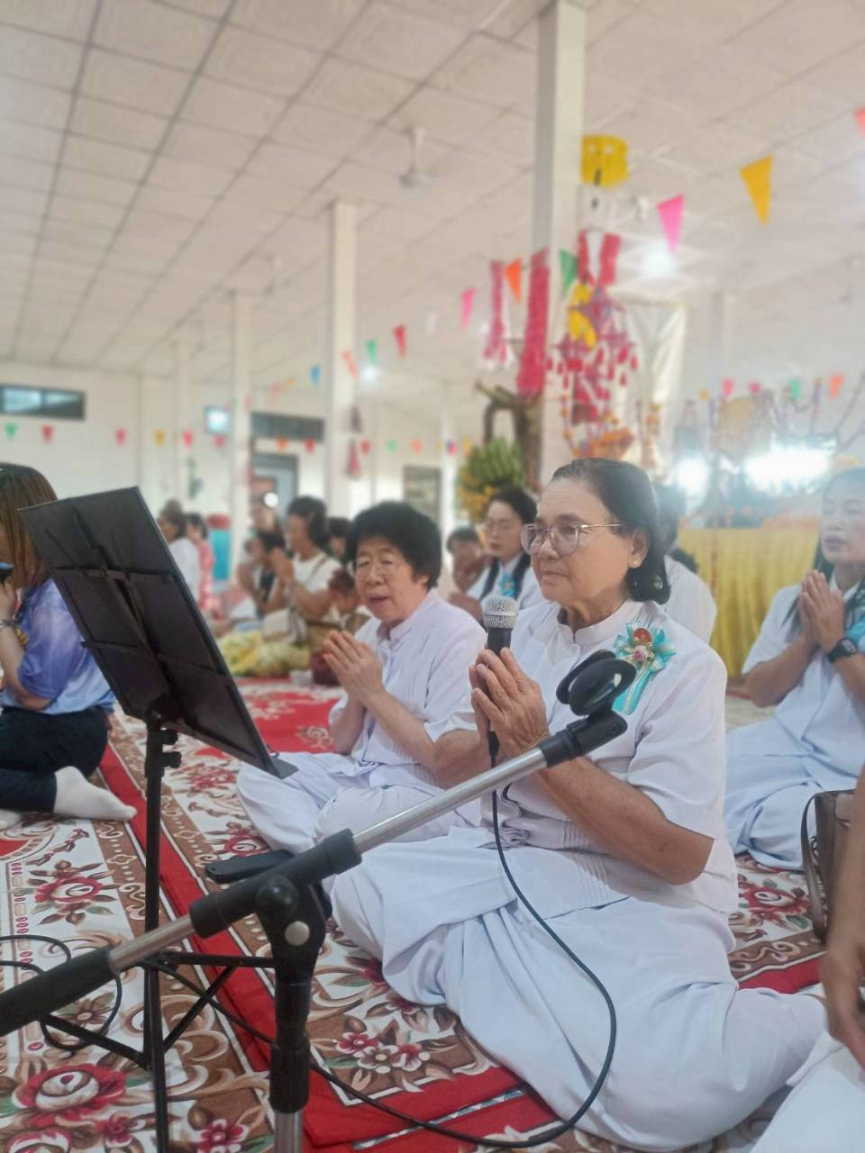 ภาพกล่าวคำถวายกฐินวัดโนนสะอาด