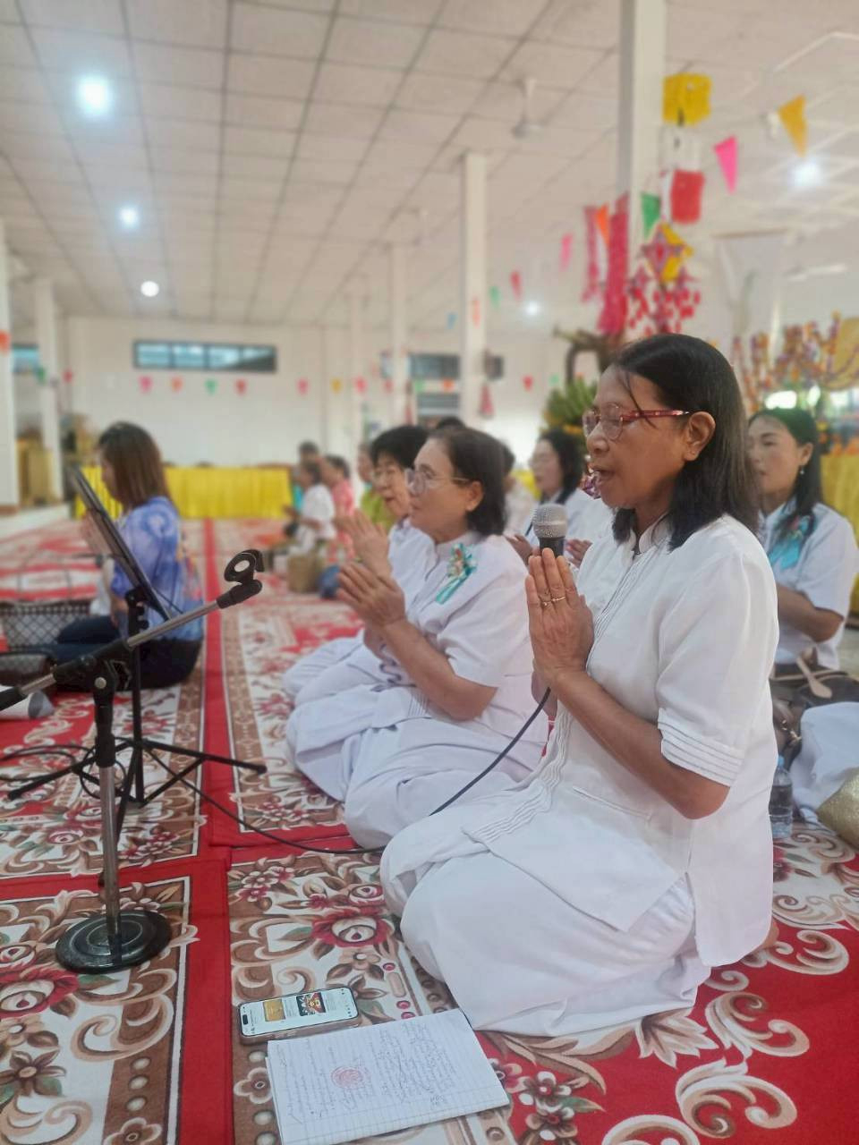 ภาพร่วมพิธีกรรมวัดโนนสะอาด