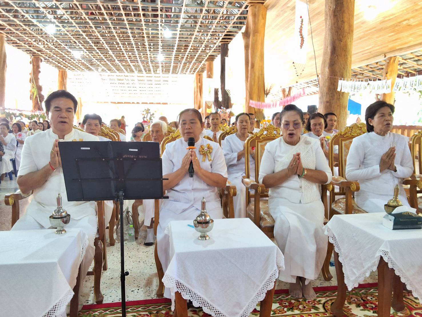 ภาพกล่าวคำถวายกฐินวัดกุญชร