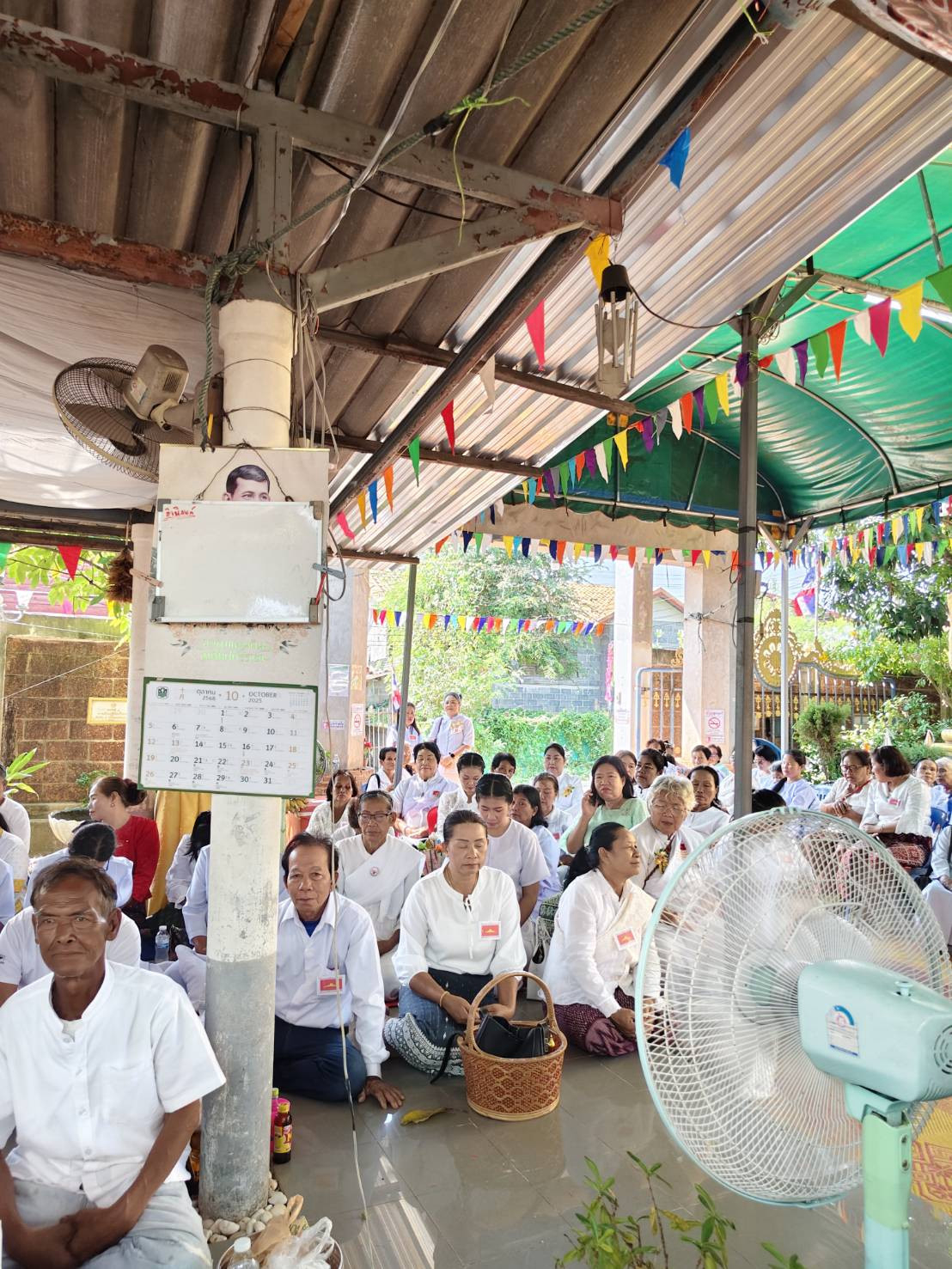 ภาพร่วมพิธีกรรมที่พักสงฆ์พุทธธรรมเทวศาสนสถาน