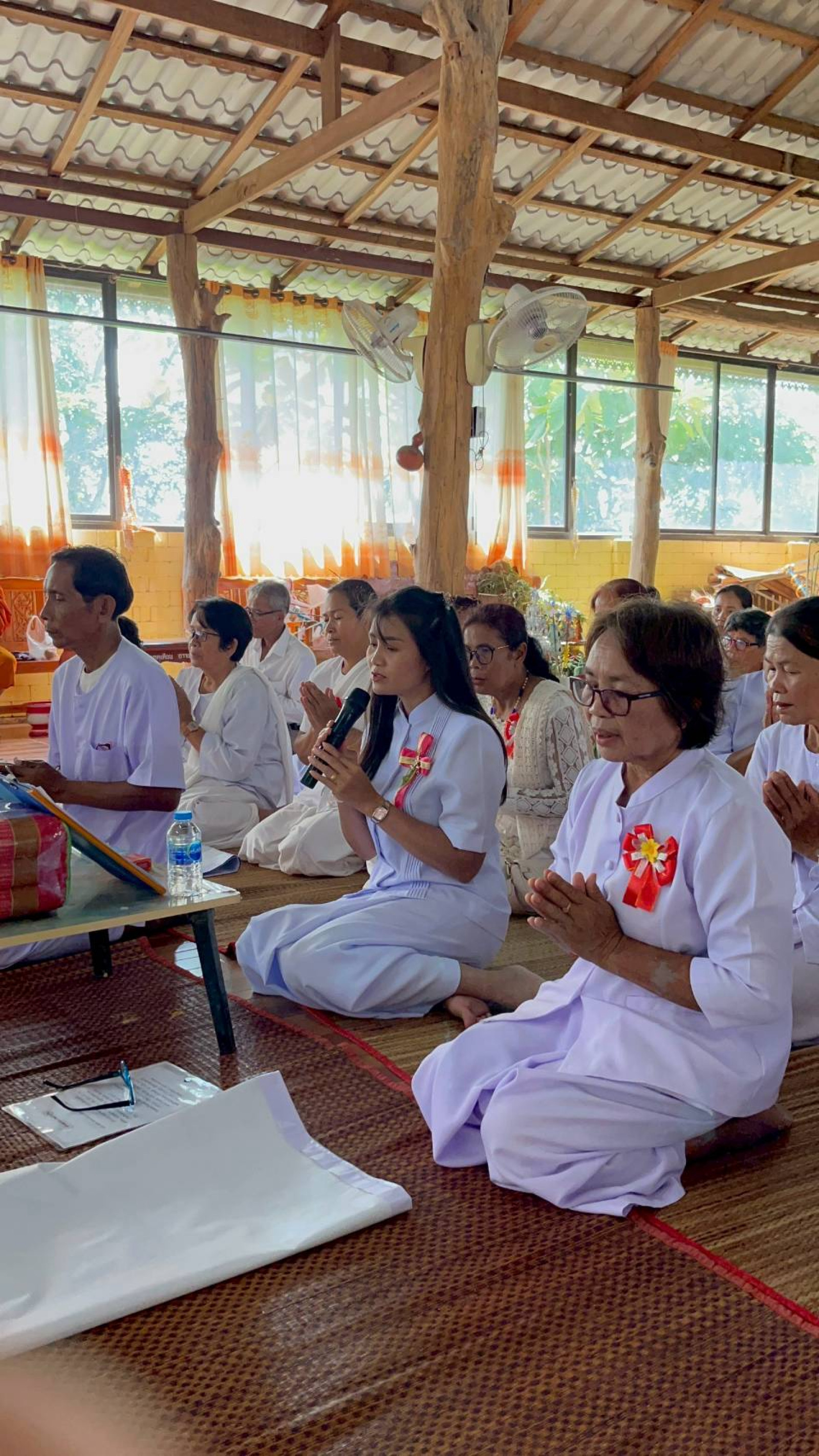 ภาพกล่าวคำถวายกฐินวัดโสกน้ำใส