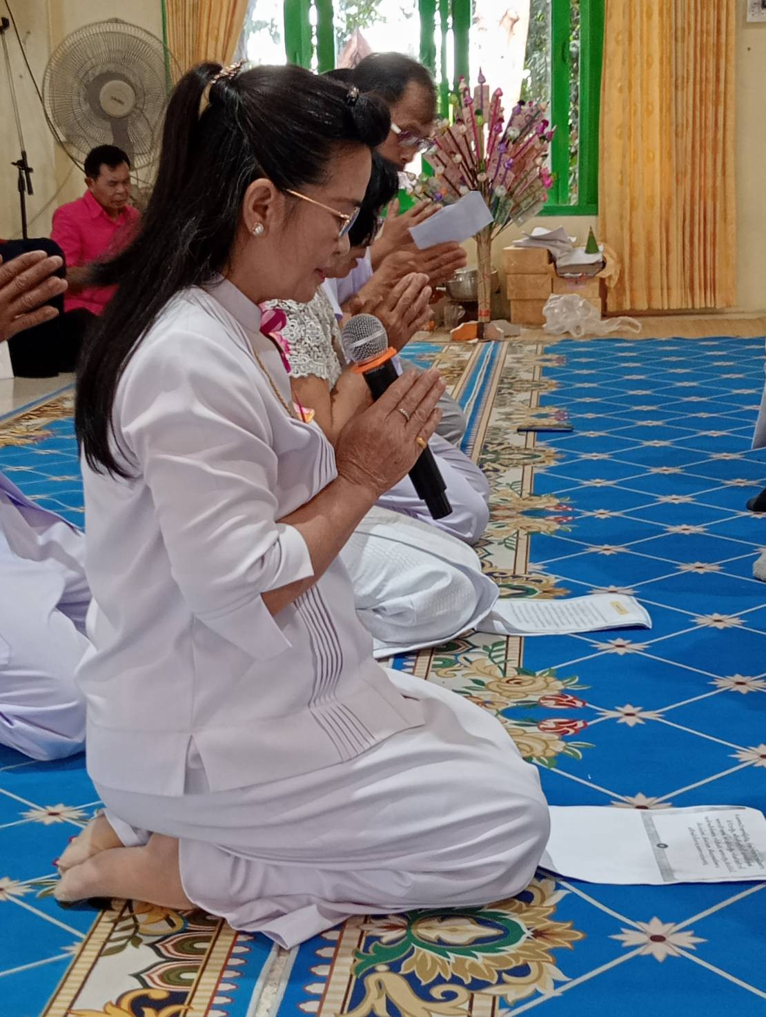 ภาพกล่าวคำถวายกฐินวัดศรีธงทอง