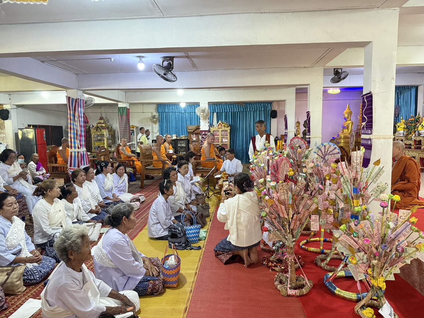 ภาพร่วมพิธีกรรมวัดนาเวียง