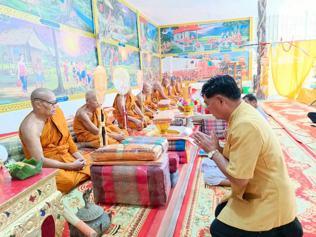 ภาพร่วมพิธีกรรมวัดตะเคียนทอง