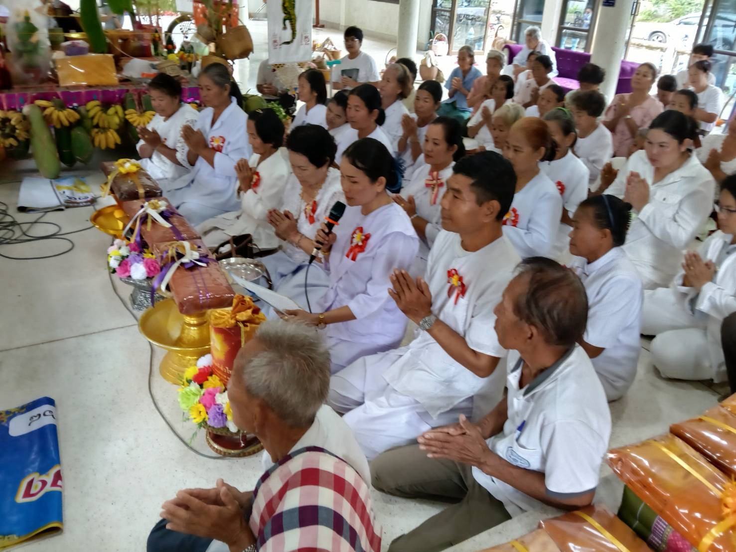 ภาพกล่าวคำถวายกฐินวัดหนองศาลา