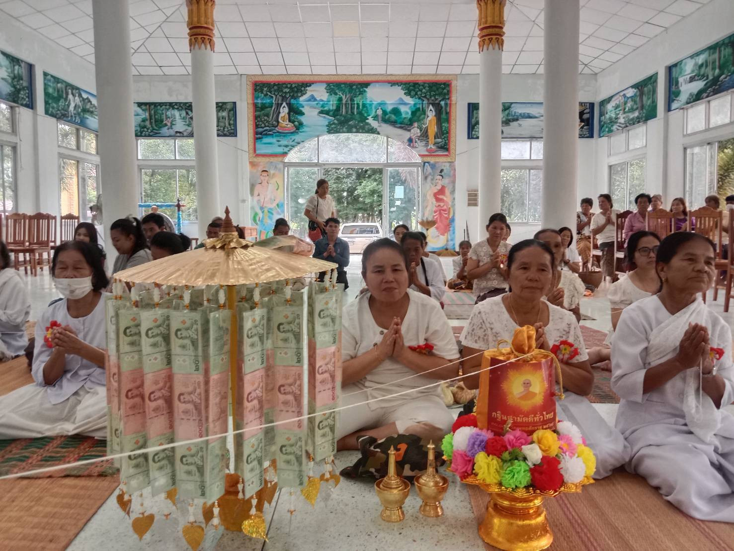 ภาพร่วมพิธีกรรมวัดโคกนาโก