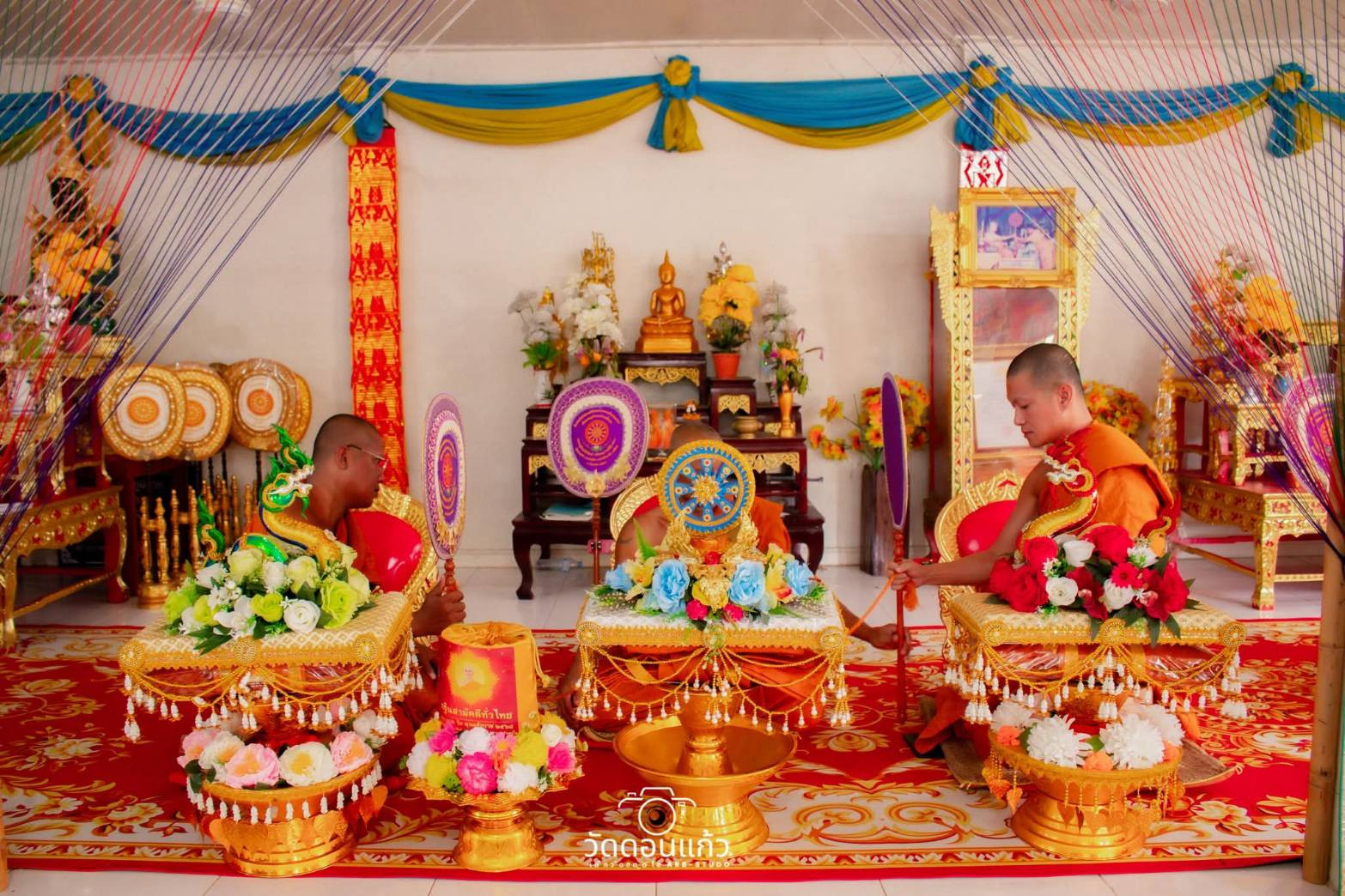 ภาพร่วมพิธีกรรมวัดดอนแก้ว