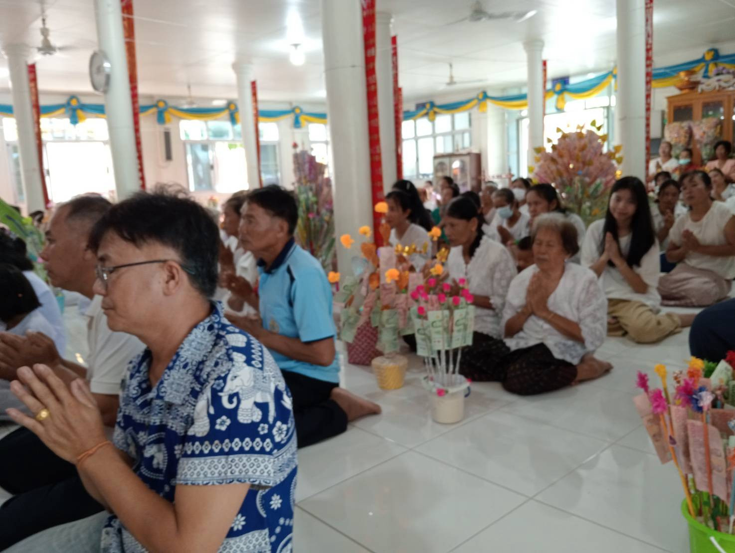 ภาพร่วมพิธีกรรมวัดดอนแก้ว