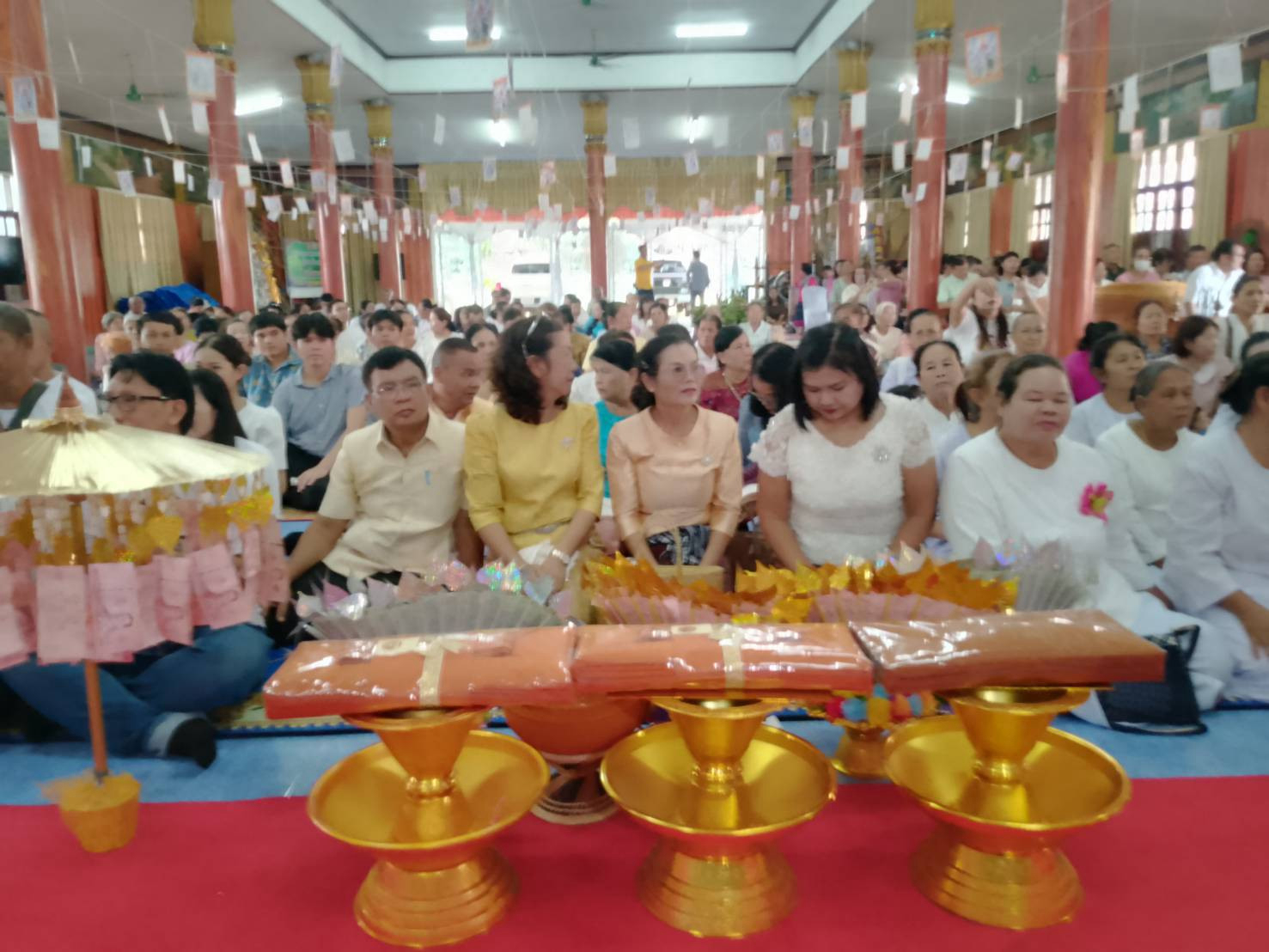 ภาพร่วมพิธีกรรมวัดโพธาราม