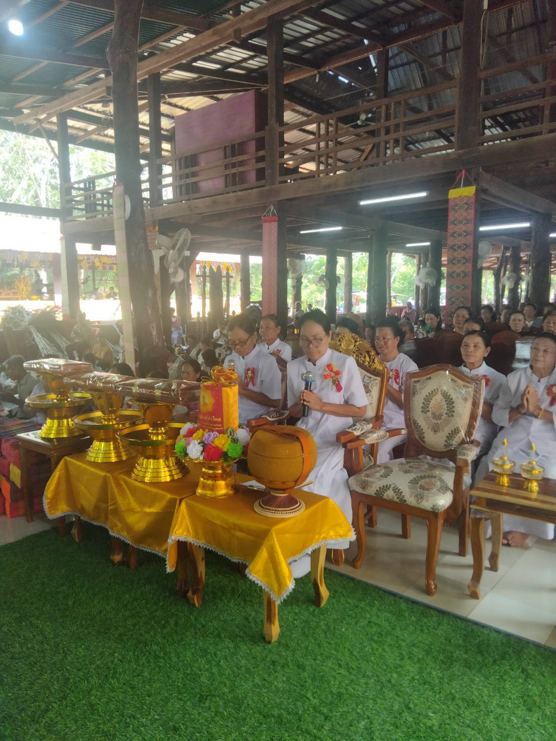 ภาพกล่าวคำถวายกฐินวัดสร้างมิ่ง