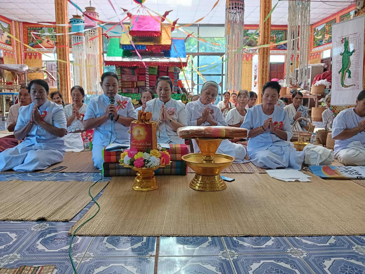 ภาพกล่าวคำถวายกฐินวัดบ้านโนนโพธิ์