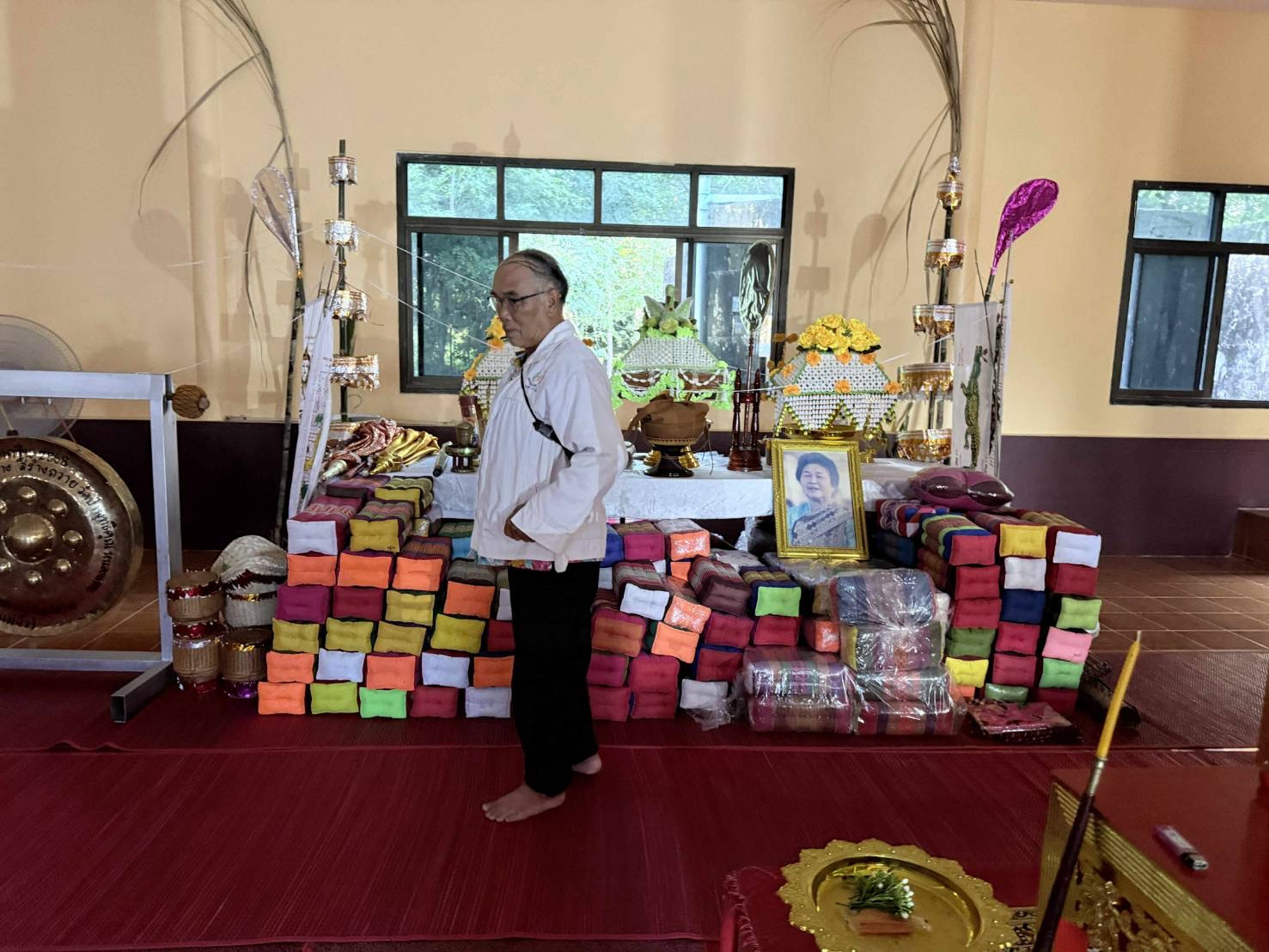 ภาพร่วมพิธีกรรมวัดป่าพุทธิคุณ