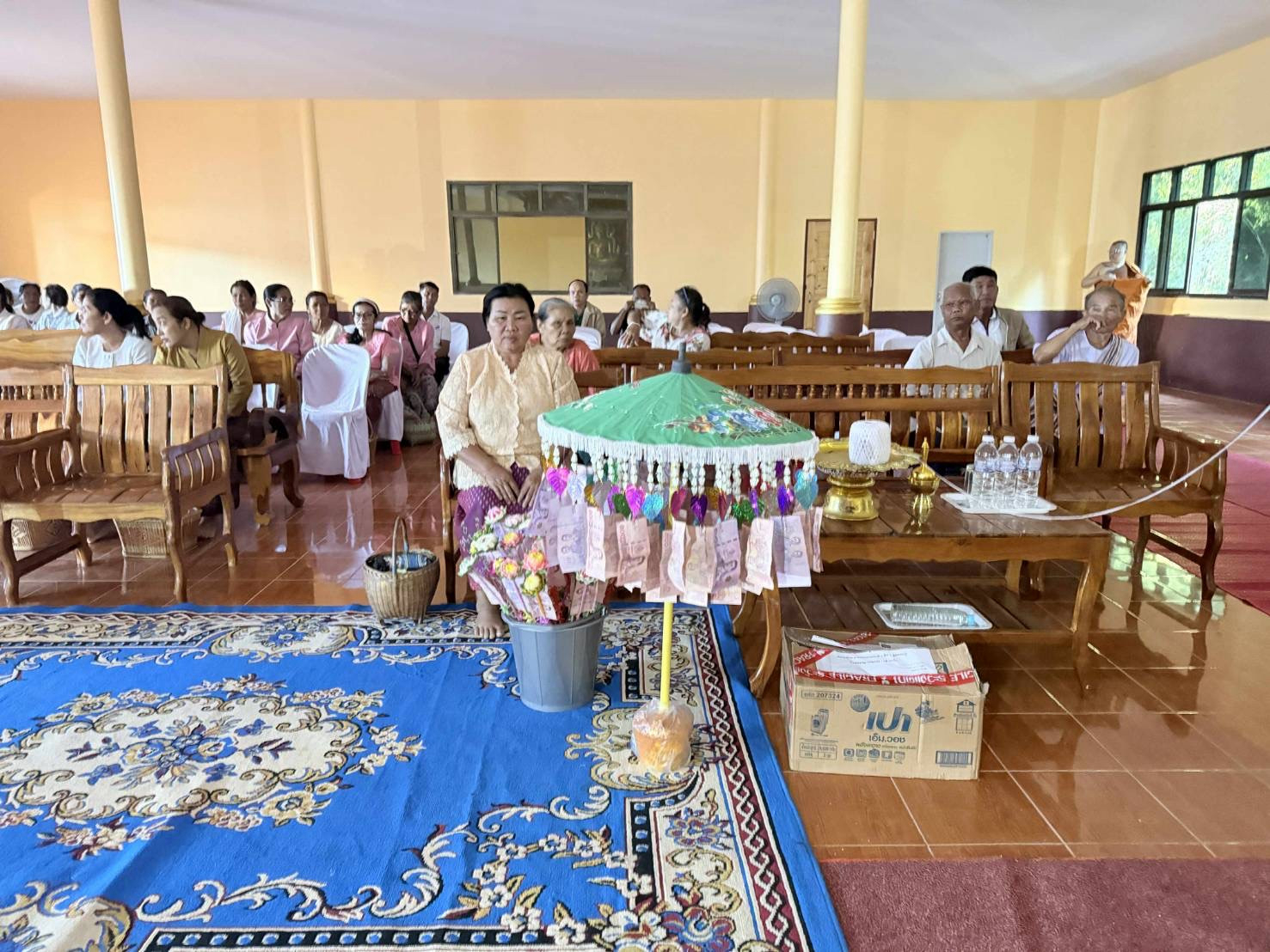 ภาพร่วมพิธีกรรมวัดป่าพุทธิคุณ