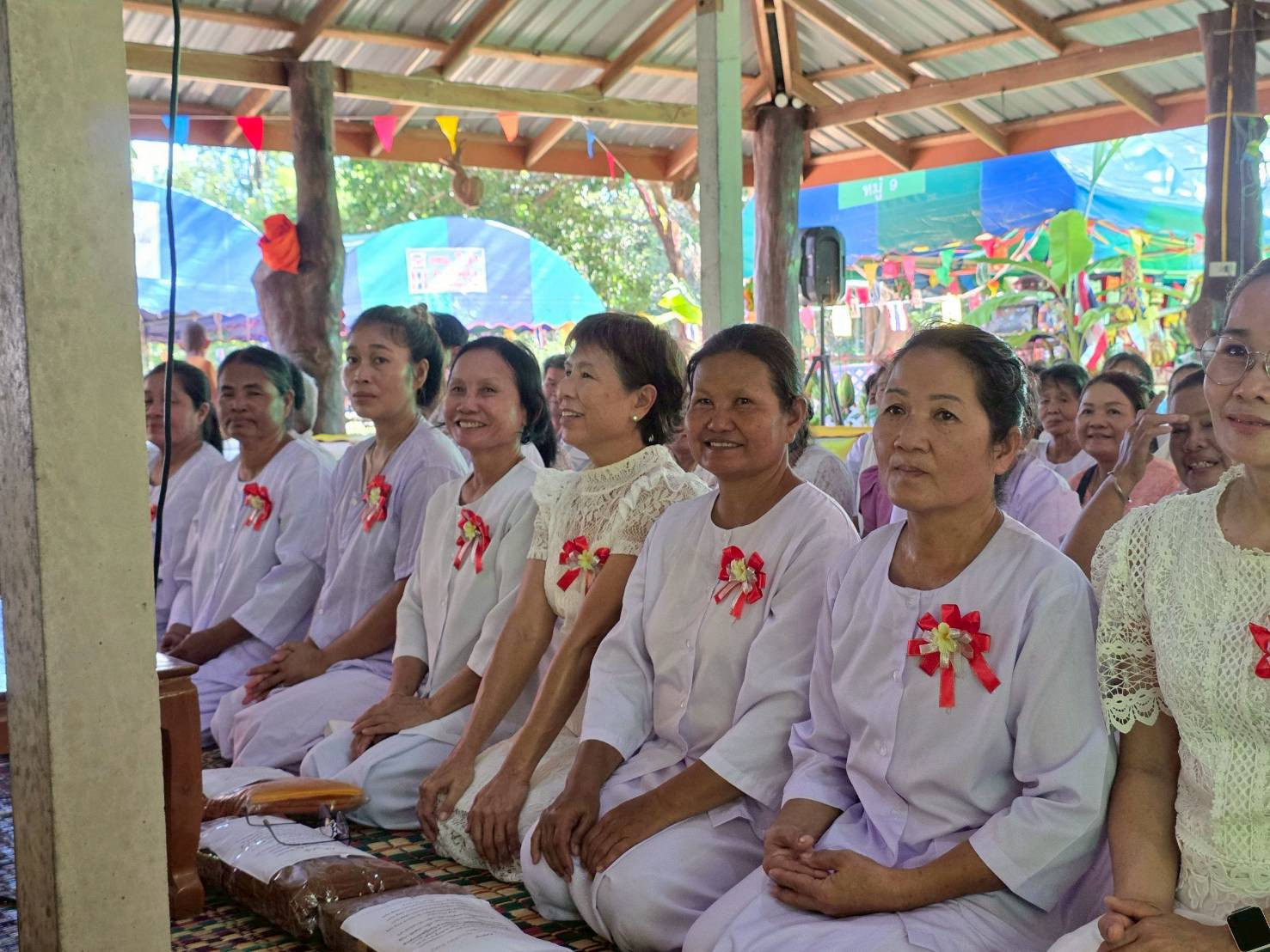 ภาพร่วมพิธีกรรมวัดเทพสิงห์ขอน