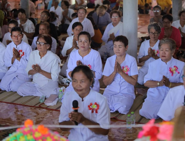 ภาพกล่าวคำถวายกฐินวัดโคกสำราญ