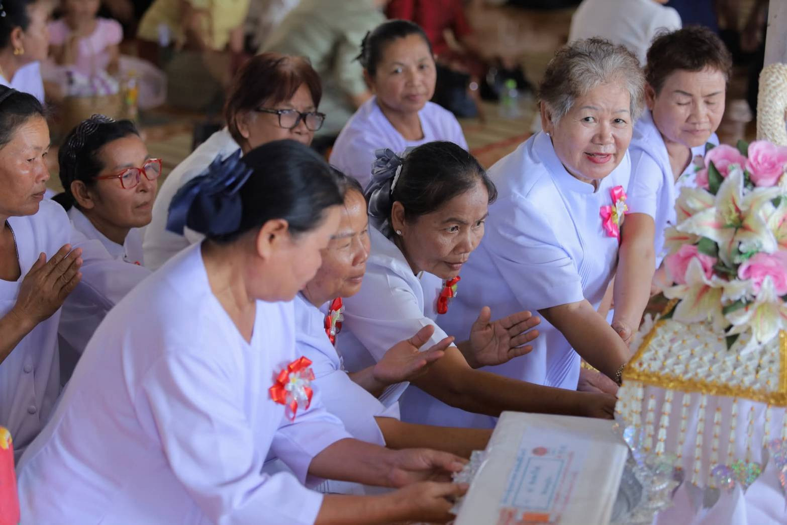 ภาพร่วมพิธีกรรมวัดโคกสำราญ