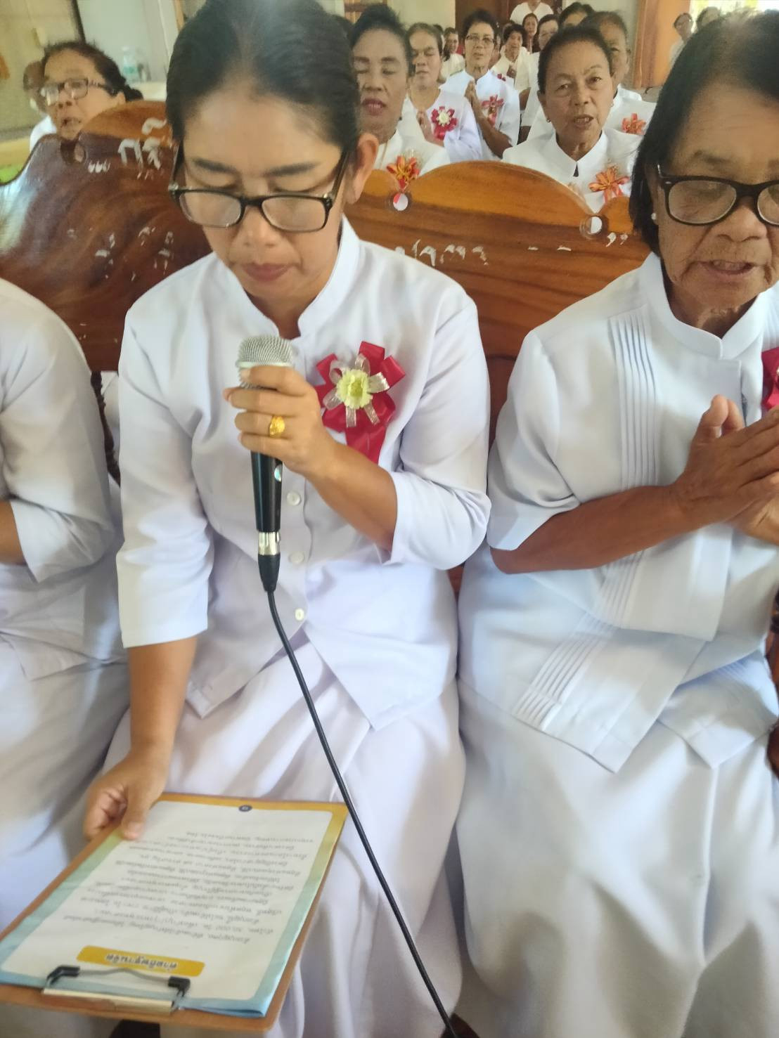 ภาพกล่าวคำถวายกฐินวัดนาจาน