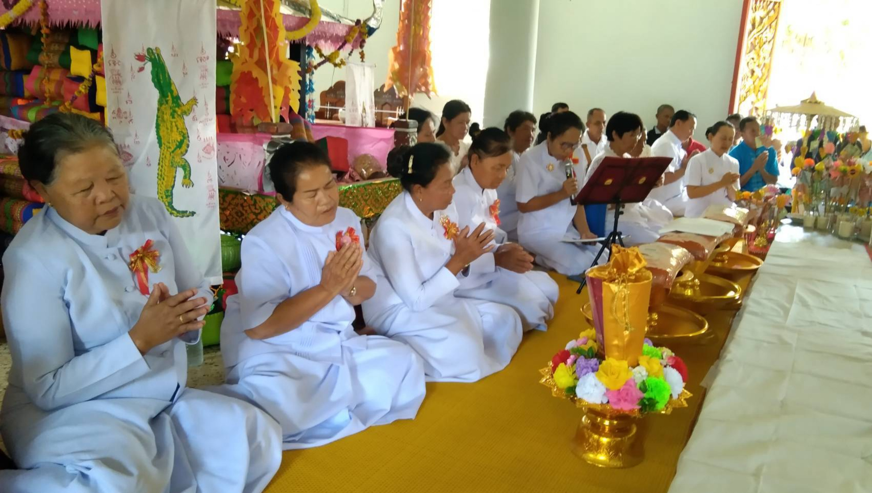 ภาพกล่าวคำถวายกฐินวัดโคกสว่าง