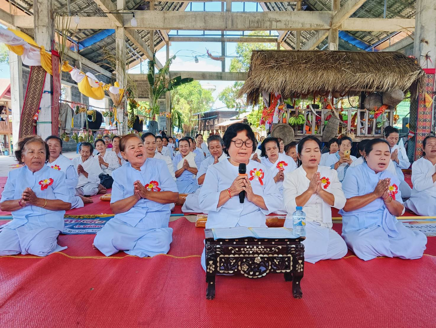 ภาพกล่าวคำถวายกฐินวัดบ้านหินสิ่ว