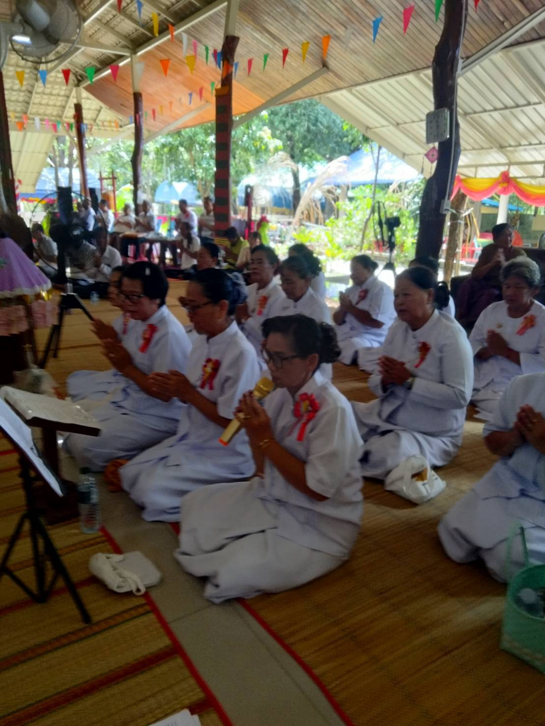 ภาพกล่าวคำถวายกฐินวัดป่าเลิงจิตวิเวก