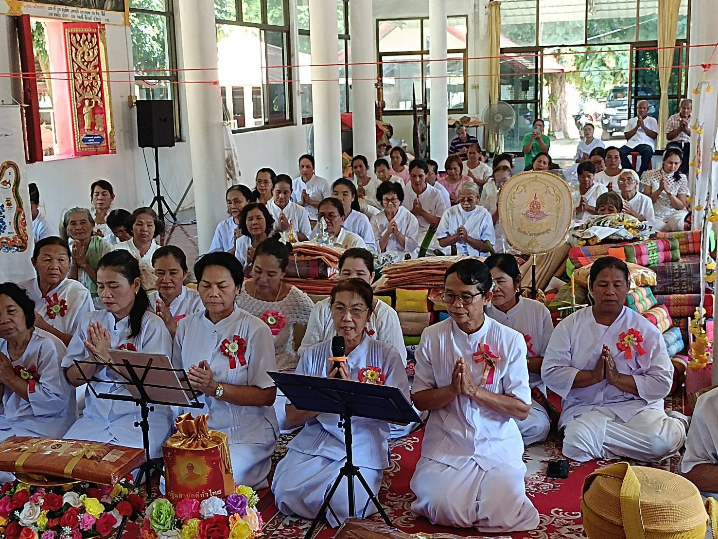ภาพกล่าวคำถวายกฐินวัดบ้านแหล่งหนู