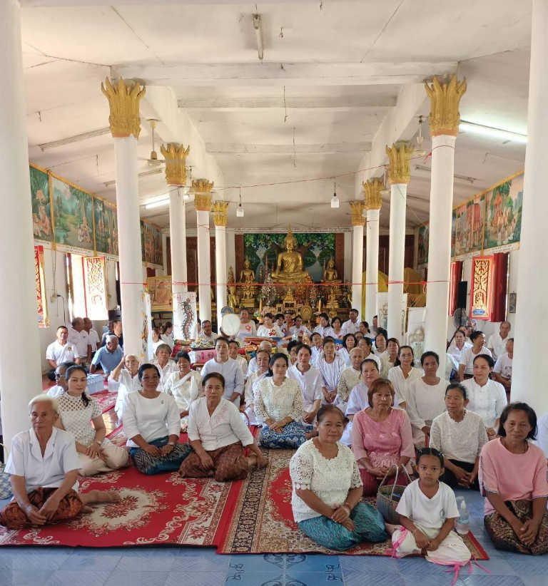 ภาพร่วมพิธีกรรมวัดบ้านแหล่งหนู