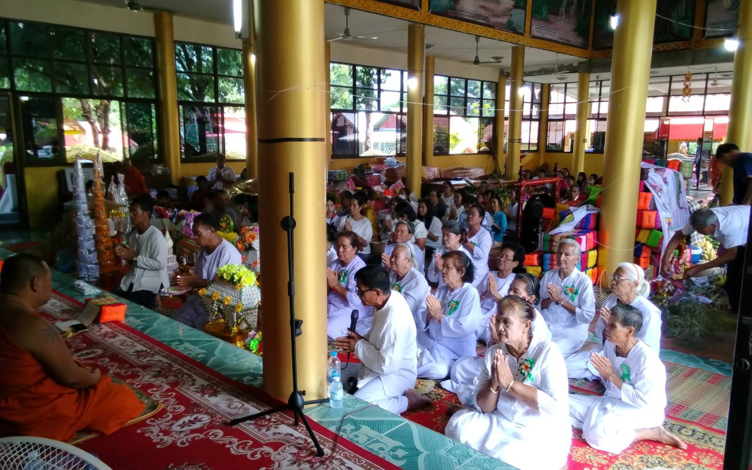 ภาพกล่าวคำถวายกฐินวัดโชติการาม