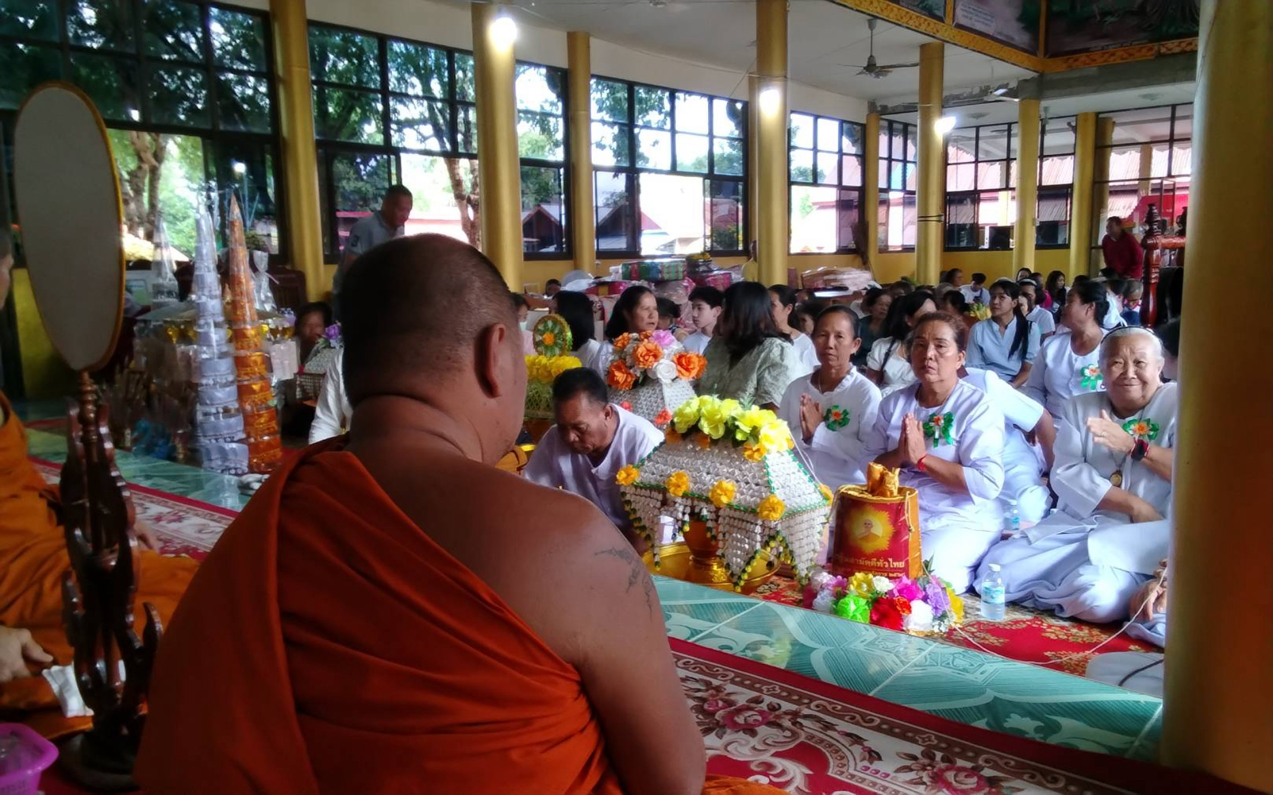 ภาพร่วมพิธีกรรมวัดโชติการาม