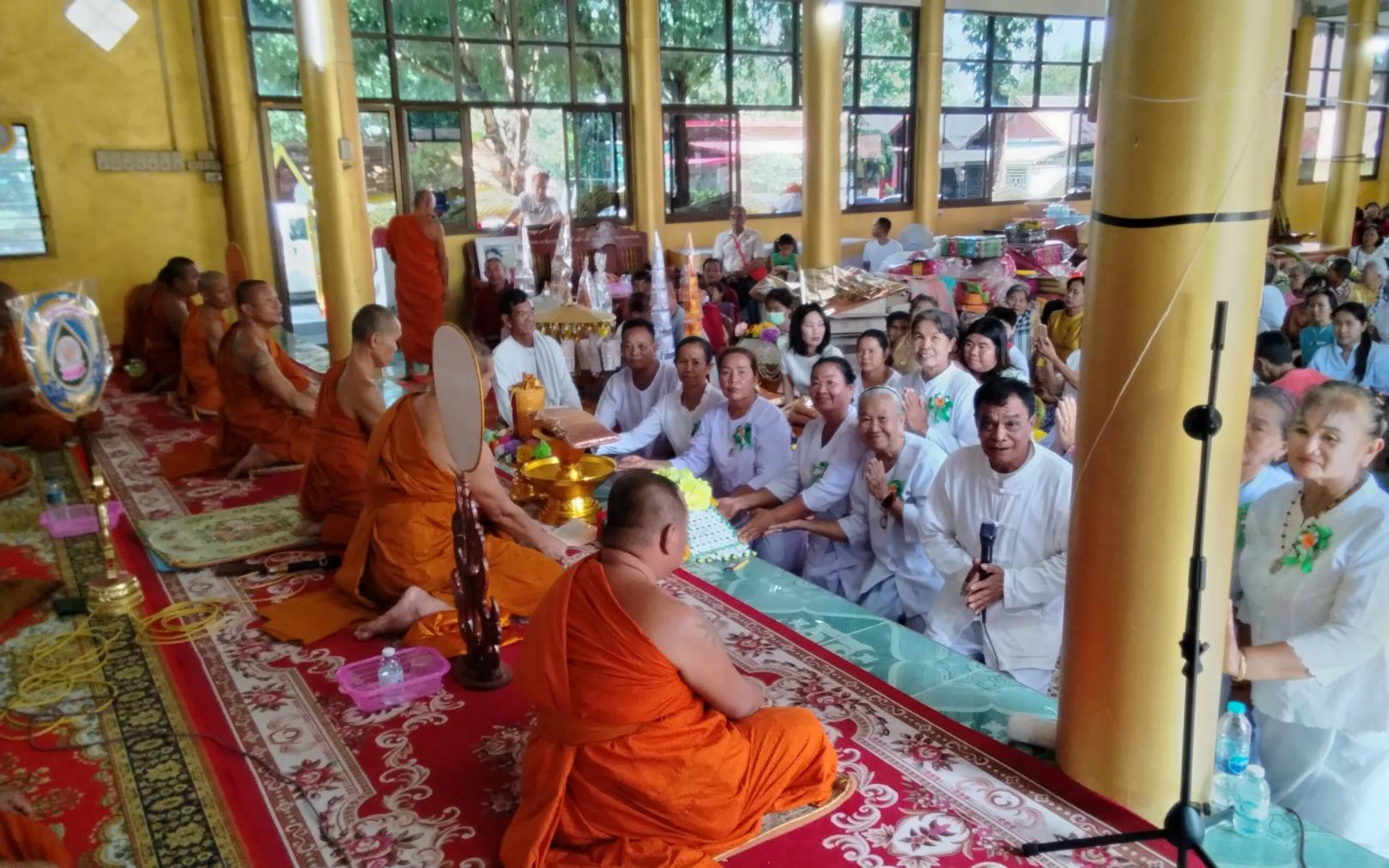 ภาพร่วมพิธีกรรมวัดโชติการาม