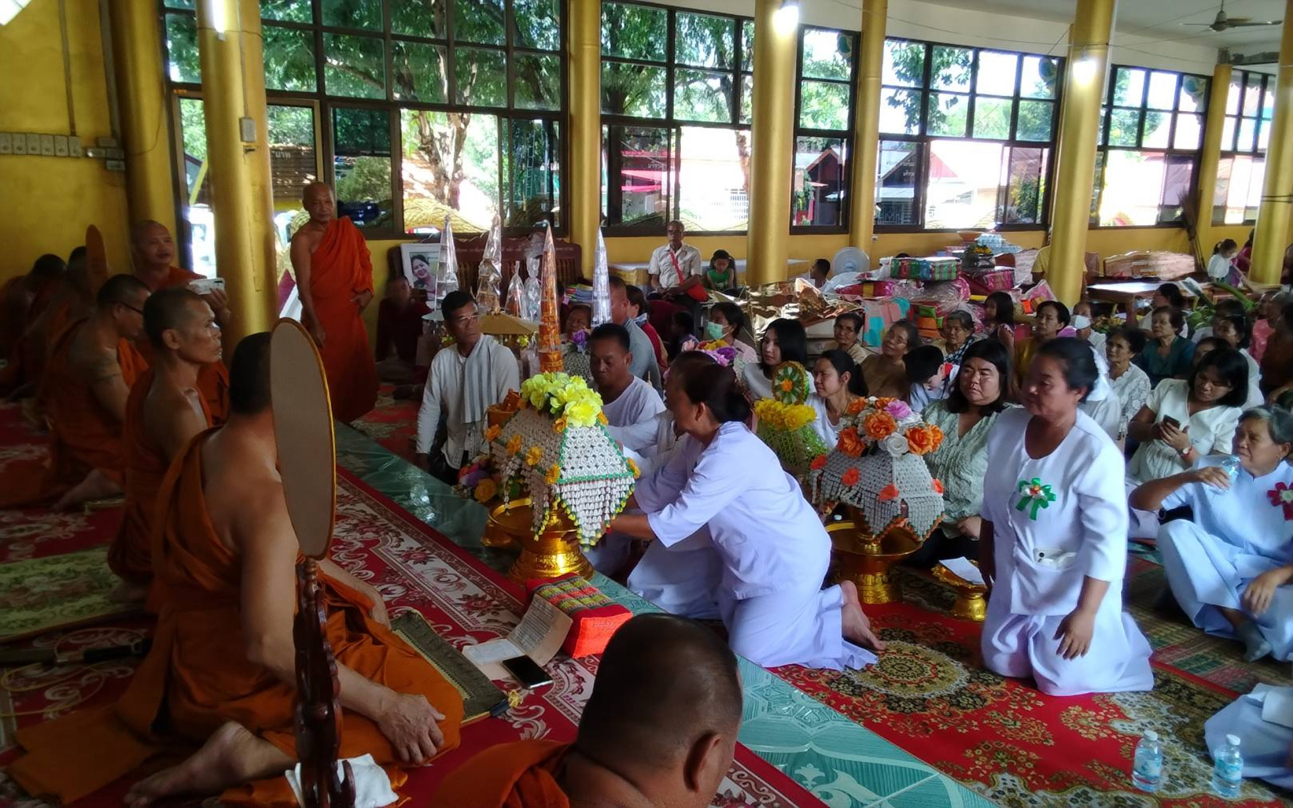 ภาพร่วมพิธีกรรมวัดโชติการาม