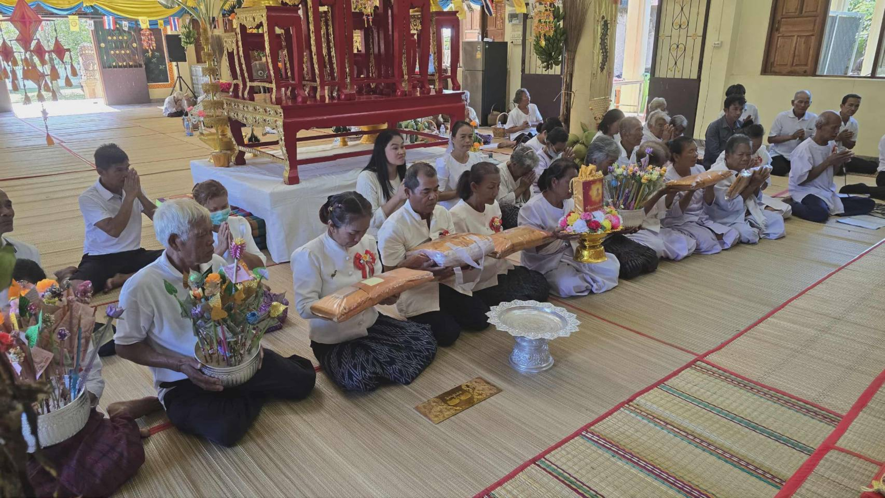 ภาพกล่าวคำถวายกฐินวัดปลาปึ่ง