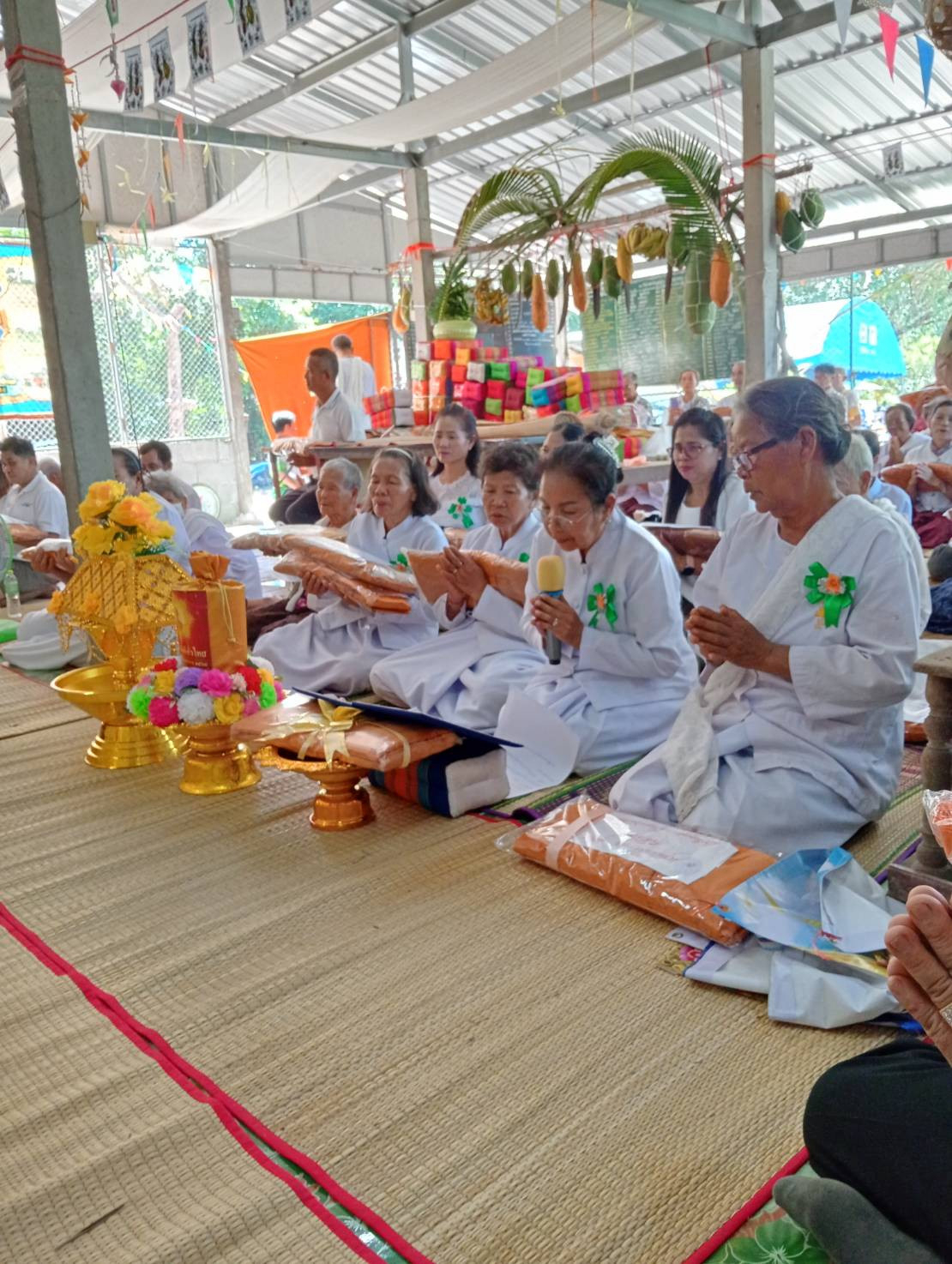 ภาพกล่าวคำถวายกฐินสำนักสงฆ์ดอนปู่ตา
