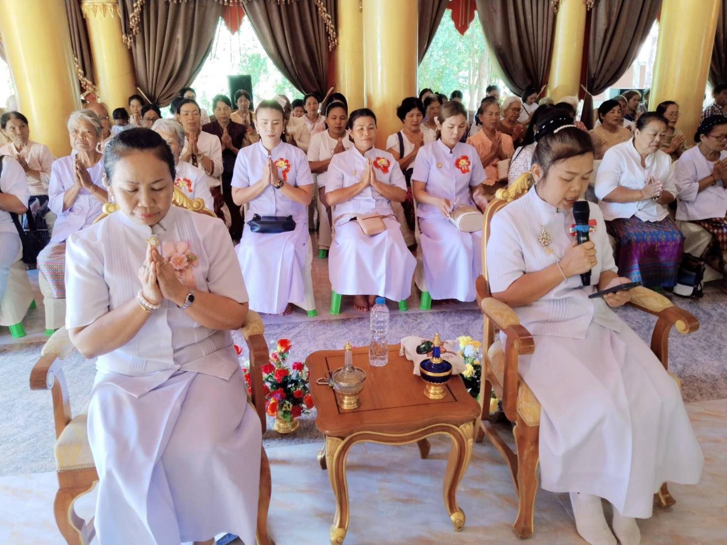 ภาพกล่าวคำถวายกฐินวัดบ้านโพนงอย