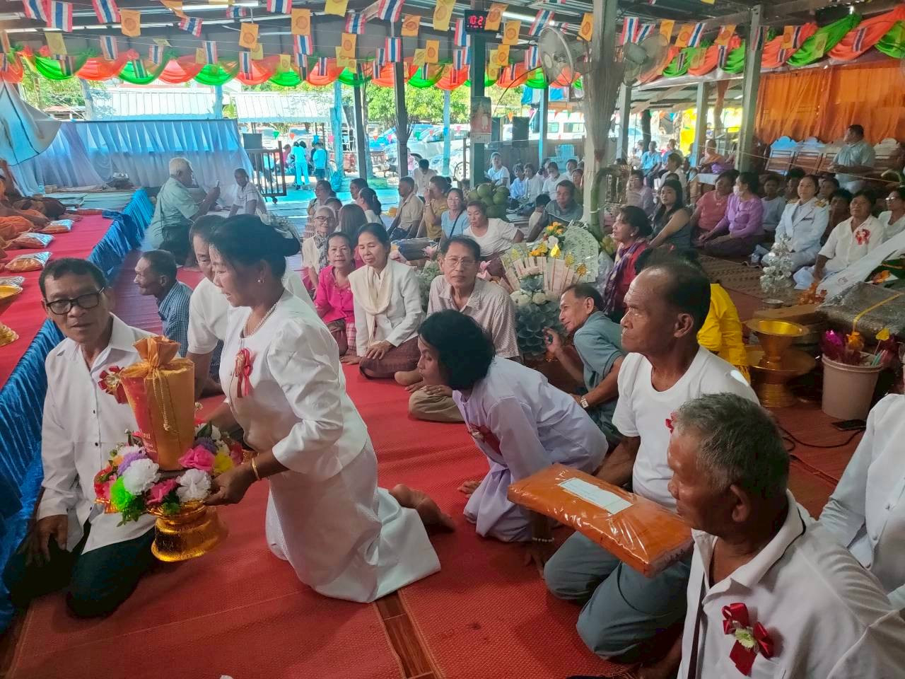 ภาพร่วมพิธีกรรมวัดดอนเขือง