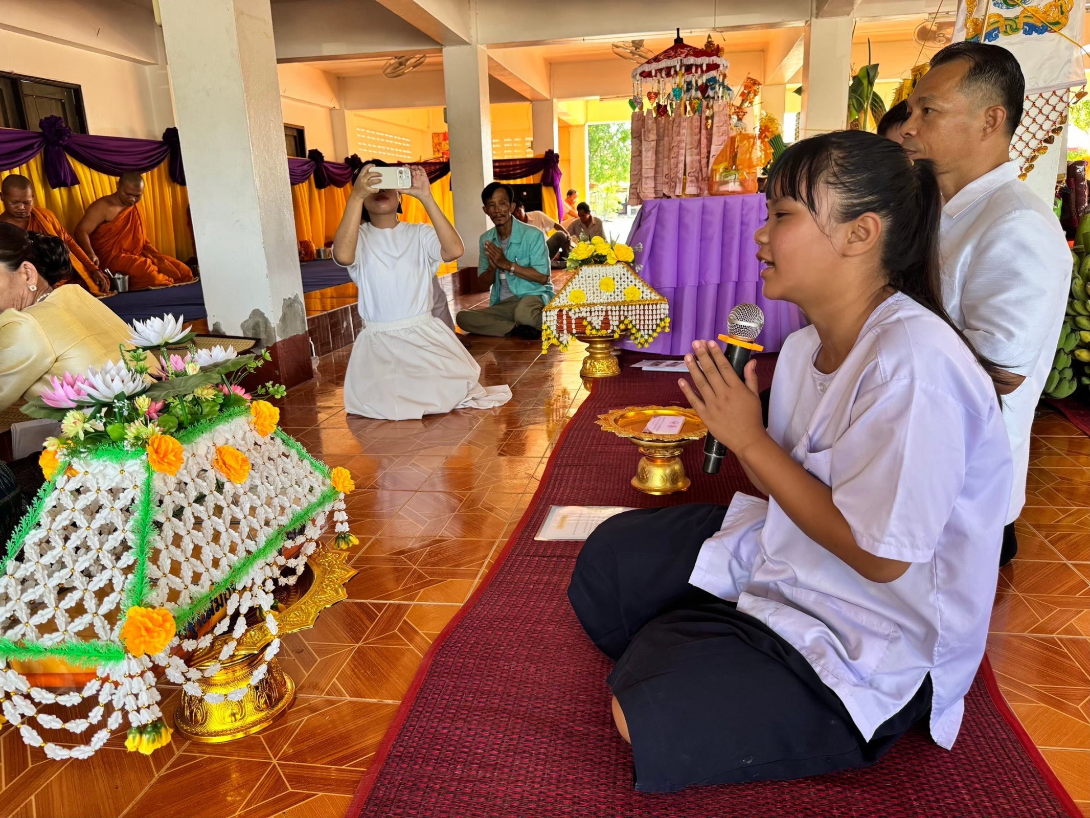 ภาพกล่าวคำถวายกฐินวัดนาสีนวล