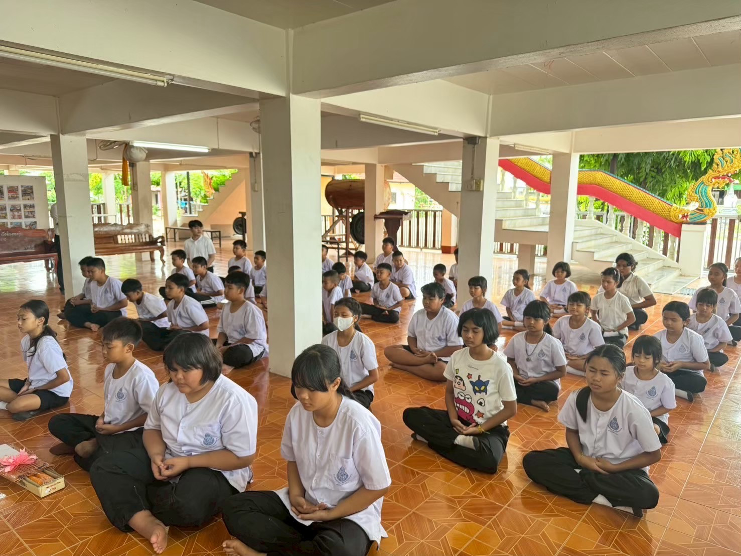 ภาพร่วมพิธีกรรมวัดนาสีนวล