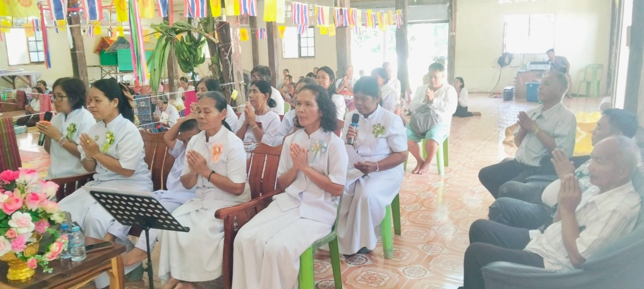 ภาพกล่าวคำถวายกฐินที่พักสงฆ์บ้านจำปานวง-โนนจำปา