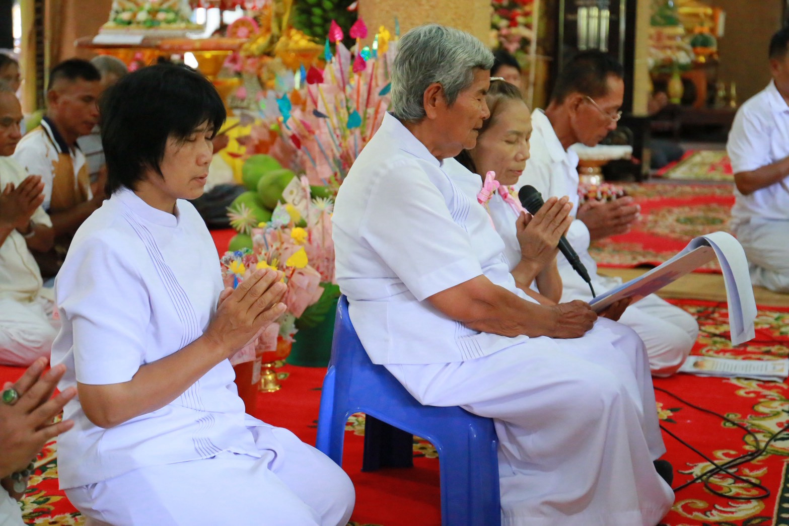 ภาพกล่าวคำถวายกฐินวัดป่าเนรัญชรา