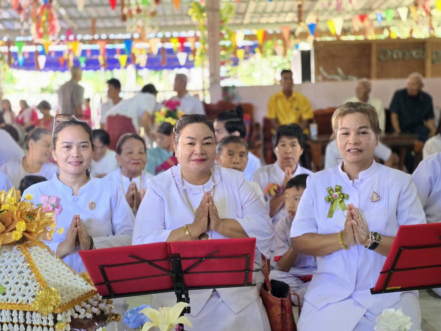 ภาพกล่าวคำถวายกฐินวัดเขื่อนช้างวนาราม