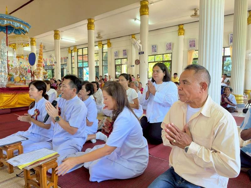 ภาพกล่าวคำถวายกฐินวัดโนนอีปัง