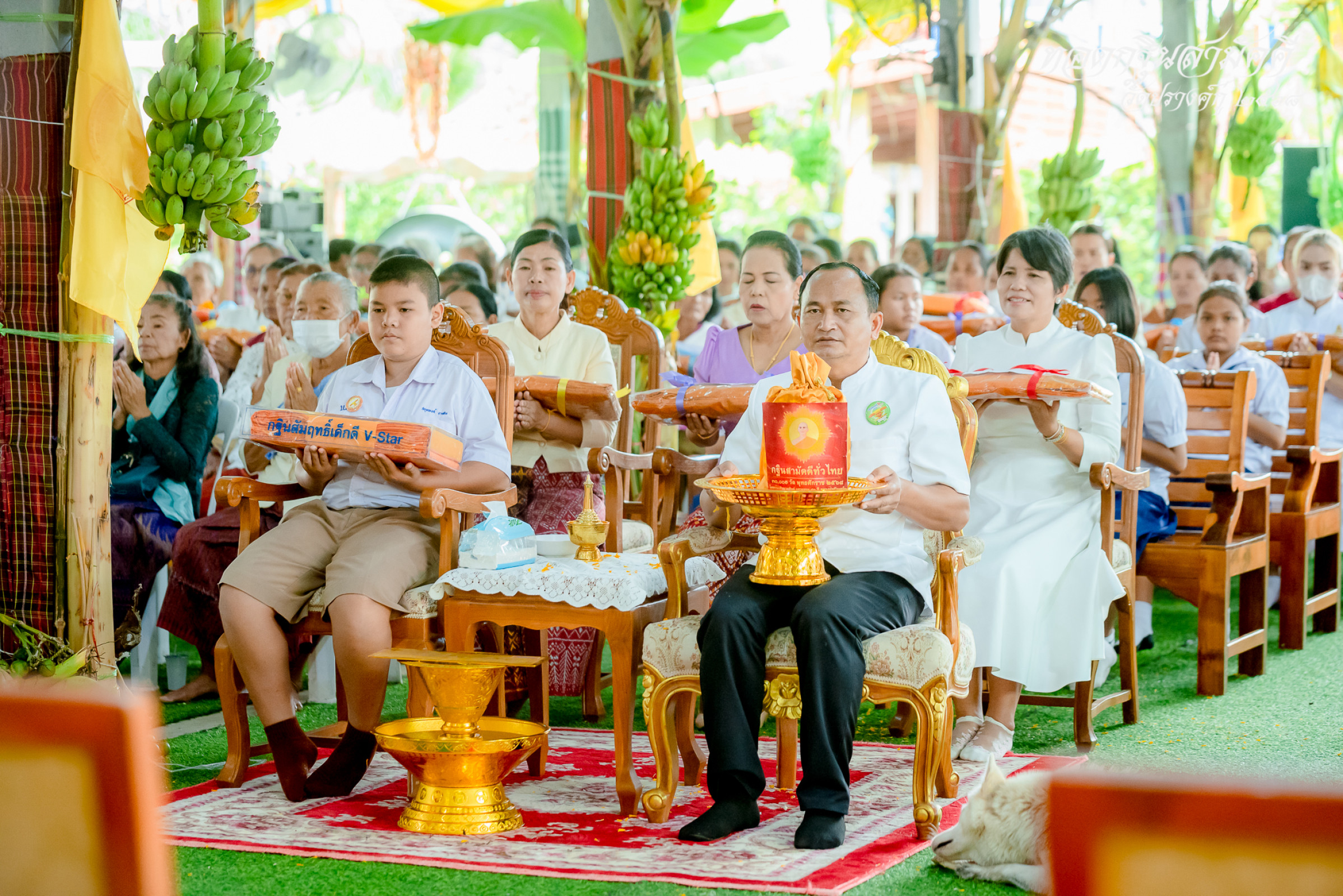 ภาพร่วมพิธีกรรมวัดปรางค์กู่