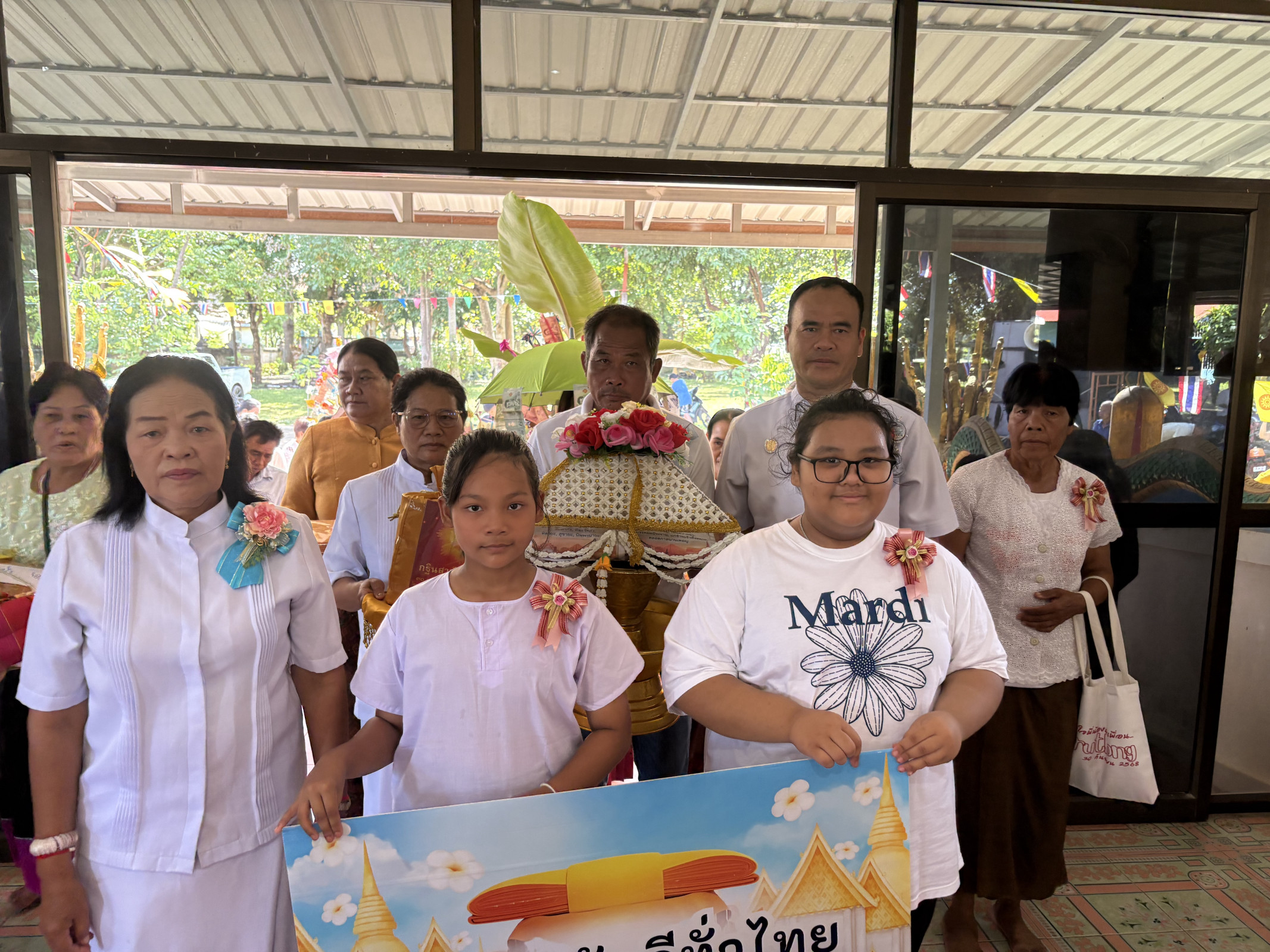 ภาพร่วมพิธีกรรมวัดบ้านหนองแลง