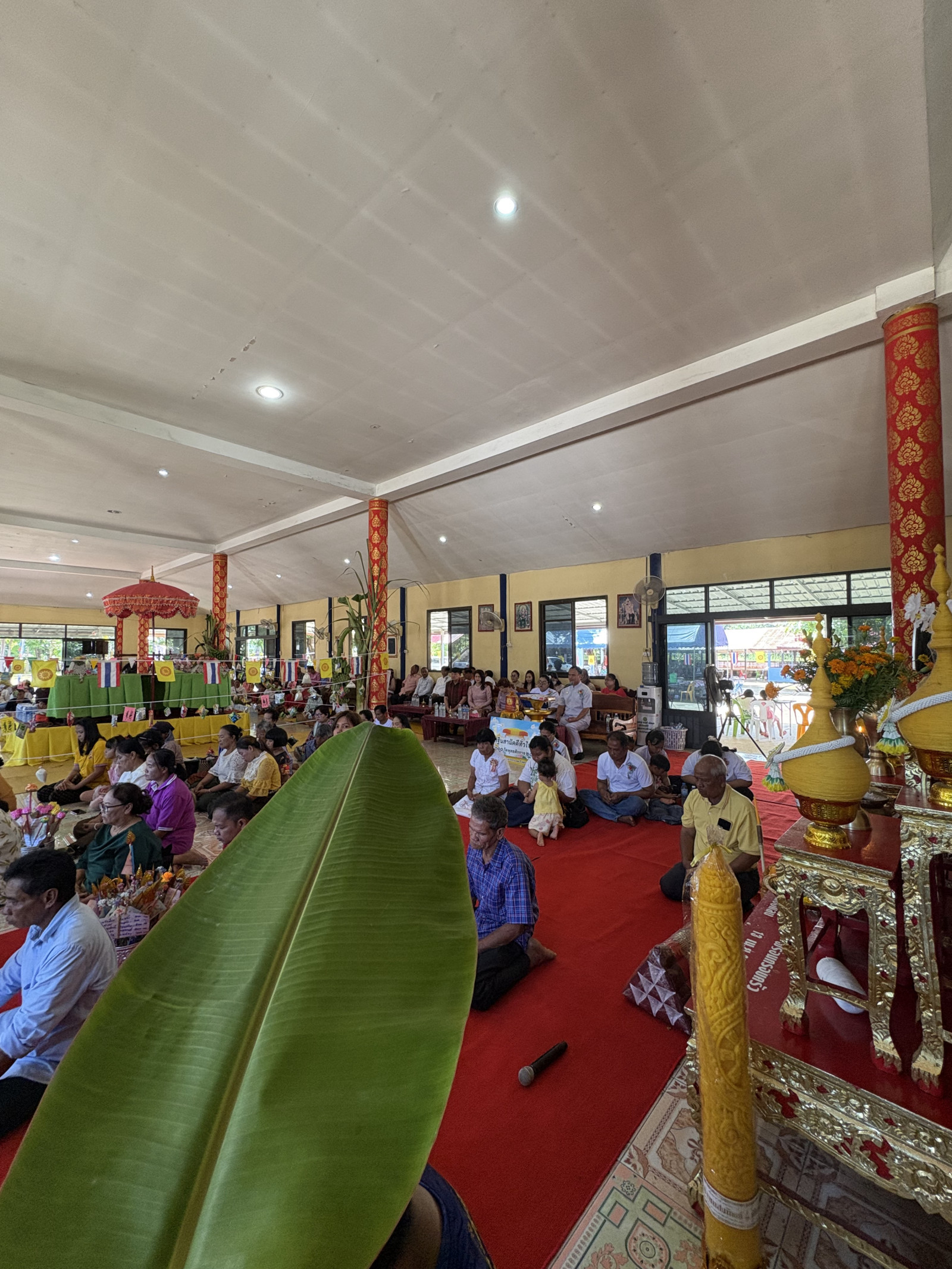 ภาพร่วมพิธีกรรมวัดบ้านหนองแลง