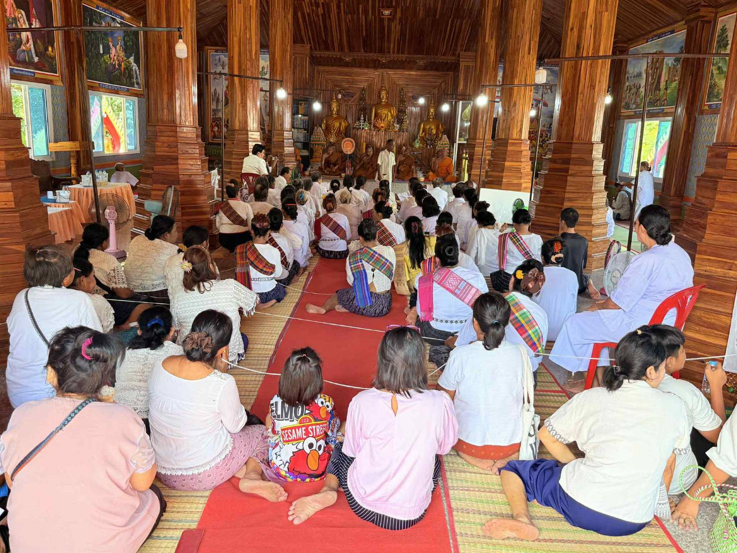 ภาพร่วมพิธีกรรมวัดดอนเข็มเหนือ